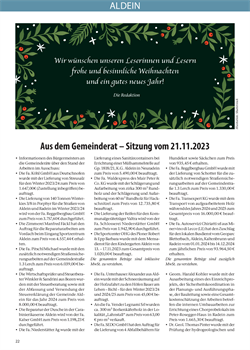 Gemeindeblatt Dezember 2023 (16.01.2024)
